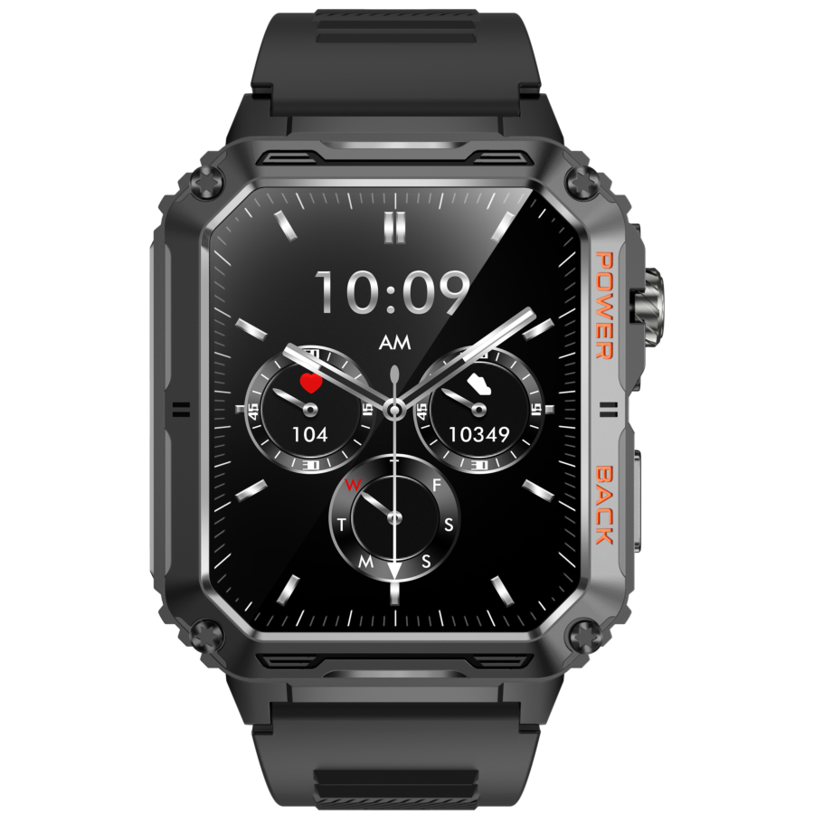 Fashion Hybrid Smart Watch Men Women Activity Tracker VL41-Gold-Metal3-Green