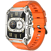 Fashion Hybrid Smart Watch Men Women Activity Tracker VL41-Gold-Metal3-Red